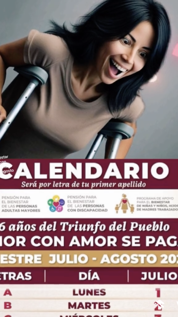 Ya salió!: Pensión Discapacitados del Bienestar, julio - agosto 2024 17